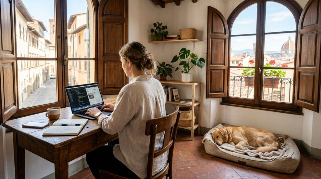 Professional stock photo, 16:9 aspect ratio, photorealistic: