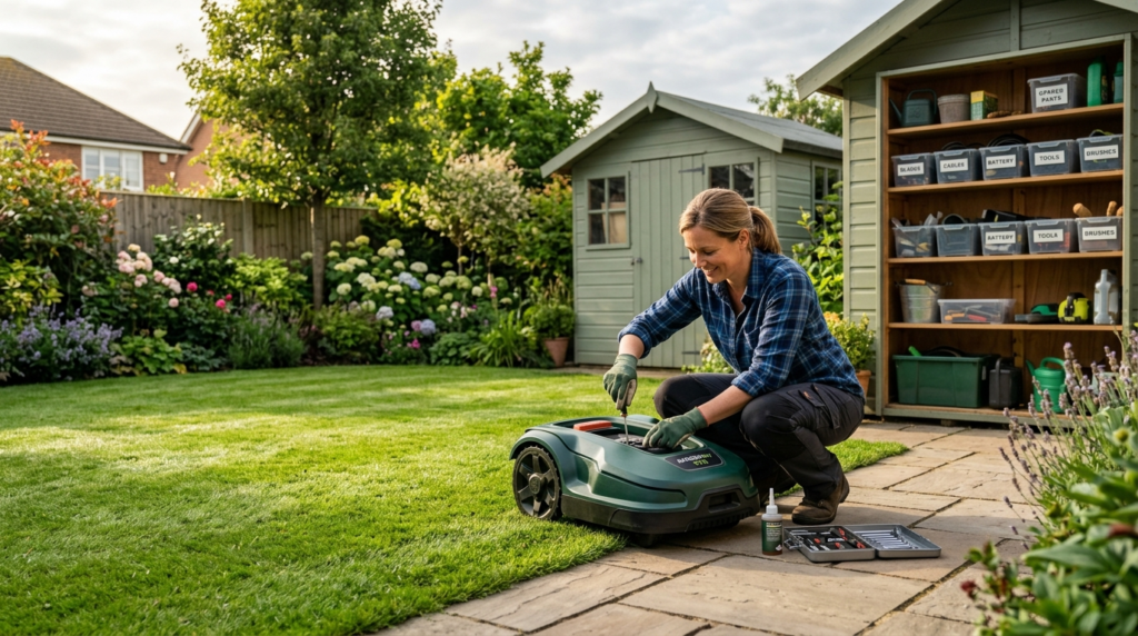 Photorealistic professional stock photo, 16:9 format: Modern